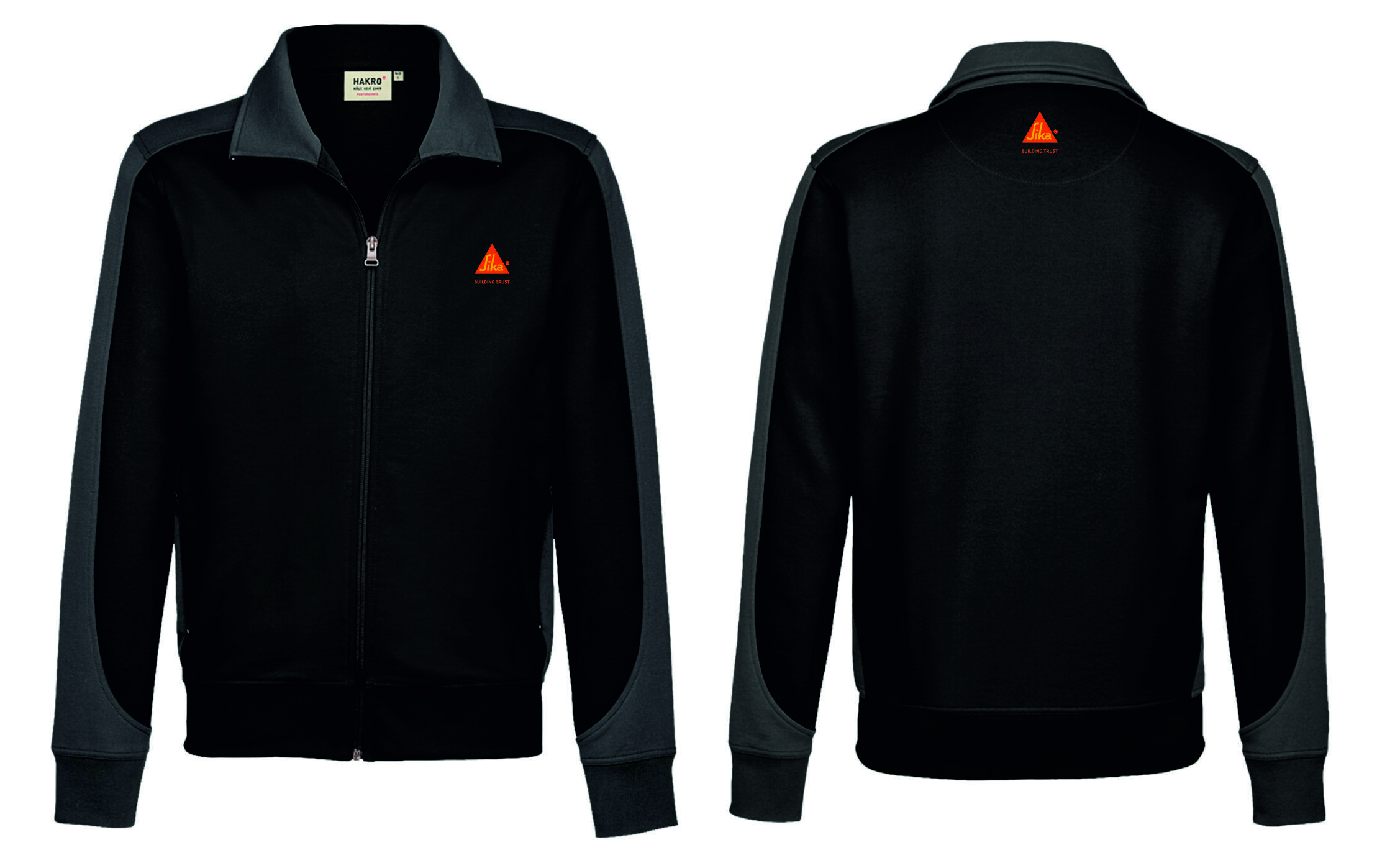 H.Sweat-Jacke, 477 HAKRO, Transfer "sika"